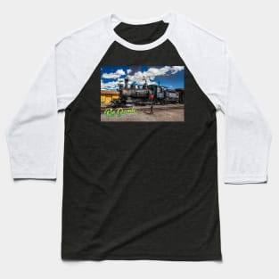 Rio Grande Southern 20 Steam Locomotive at Antonito Colorado Baseball T-Shirt
